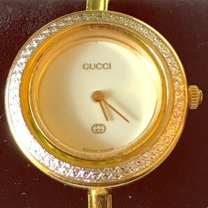 Gucci Interchangeable Bezel Watch.